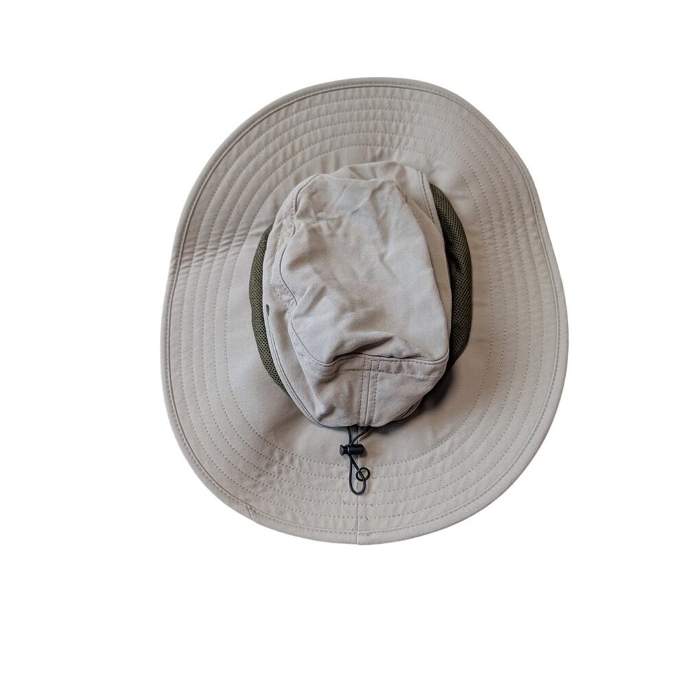 REI Wide Brim Sun shade had, size Small; with secure chin strap; Unisex Sizing